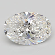 3.4 Carat Certified Oval Loose Stone Lab Grown Diamond