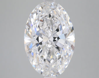 3.4 Carat Certified Oval Loose Stone Lab Grown Diamond