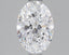 0.9 Carat Certified Oval Loose Stone Lab Grown Diamond