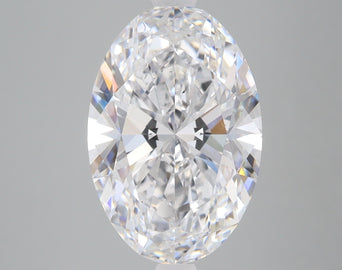 5 Carat Certified Oval Loose Stone Lab Grown Diamond