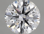 0.6 Carat Certified Round Loose Stone Lab Grown Diamond