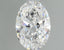 0.5 Carat Certified Oval Loose Stone Lab Grown Diamond