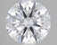 3.6 Carat Certified Round Loose Stone Lab Grown Diamond