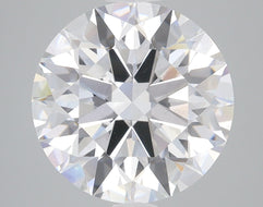 4 Carat Certified Round Loose Stone Lab Grown Diamond