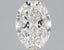 1 Carat Certified Oval Loose Stone Lab Grown Diamond