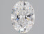 1.6 Carat Certified Oval Loose Stone Lab Grown Diamond