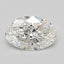 0.9 Carat Certified Oval Loose Stone Lab Grown Diamond