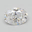 0.9 Carat Certified Oval Loose Stone Lab Grown Diamond