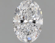 0.6 Carat Certified Oval Loose Stone Lab Grown Diamond