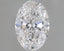 0.6 Carat Certified Oval Loose Stone Lab Grown Diamond