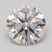 2.5 Carat Certified Round Loose Stone Lab Grown Diamond