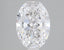 2.1 Carat Certified Oval Loose Stone Lab Grown Diamond