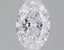 0.8 Carat Certified Oval Loose Stone Lab Grown Diamond