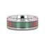 STINGRAY Tungsten Carbide Ring with Blue/Purple Color Changing Inlay - 4mm - 10mm