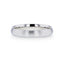 EMPRESA Silver Brushed Finish Domed Women's Wedding Band - 4mm - Larson Jewelers