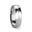 HERA Domed with Satin Stripe Tungsten Carbide Ring - 4mm - 6mm - Larson Jewelers