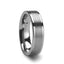 MILANA Women Tungsten Ring Flat Brushed Center Finish - 4mm - 6mm - Larson Jewelers