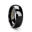 CORVUS Domed Black Tungsten Wedding Band - 10mm - Larson Jewelers