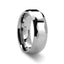 CHICAGO Tungsten Carbide Ring with Oval Facets - 8 mm - Larson Jewelers