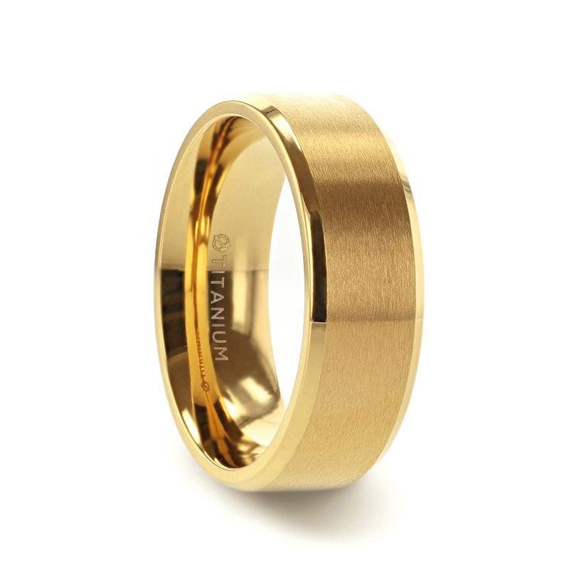 Men's Rings in Modern Style: Titanium, Gunmetal, 24k Gold & More - Ridge